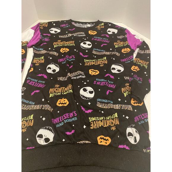 Disney Nightmare Before Christmas Sweater Size Small 4-6 - Jack Skellington Long - Picture 2 of 5